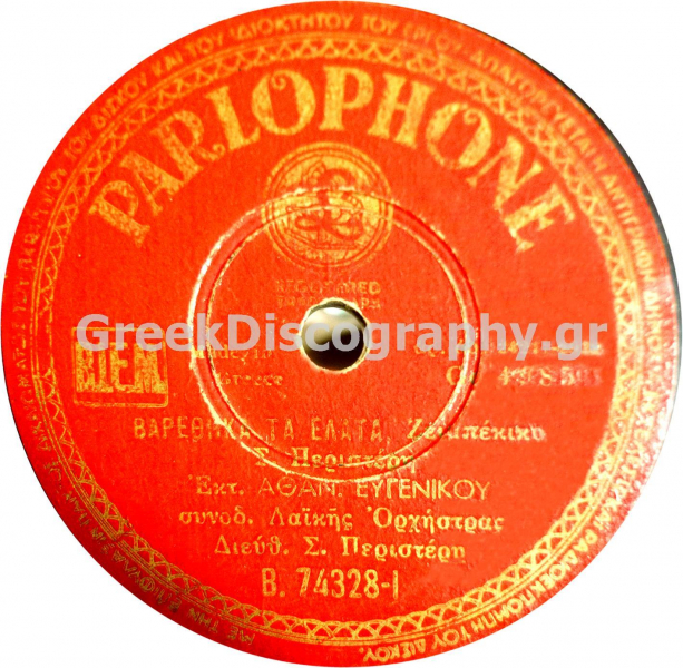 B-74328 ΒΑΡΕΘΗΚΑ ΤΑ ΕΛΑΤΑ