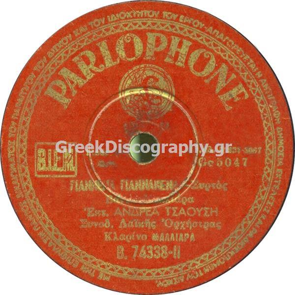 B-74338 ΓΙΑΝΝΕΝΑ ΓΙΑΝΑΚΑΙΝΑ