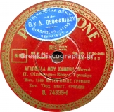 B-74399 ΑΓΑΠΟΥΛΑ ΜΟΥ ΧΑΜΕΝΗ