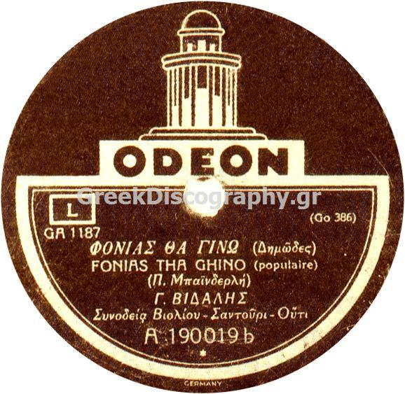 GA-1187 ΦΟΝΙΑΣ ΘΑ ΓΙΝΩ