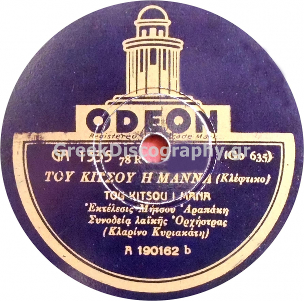 GA-1335 ΤΟΥ ΚΙΤΣΟΥ Η ΜΑΝΑ