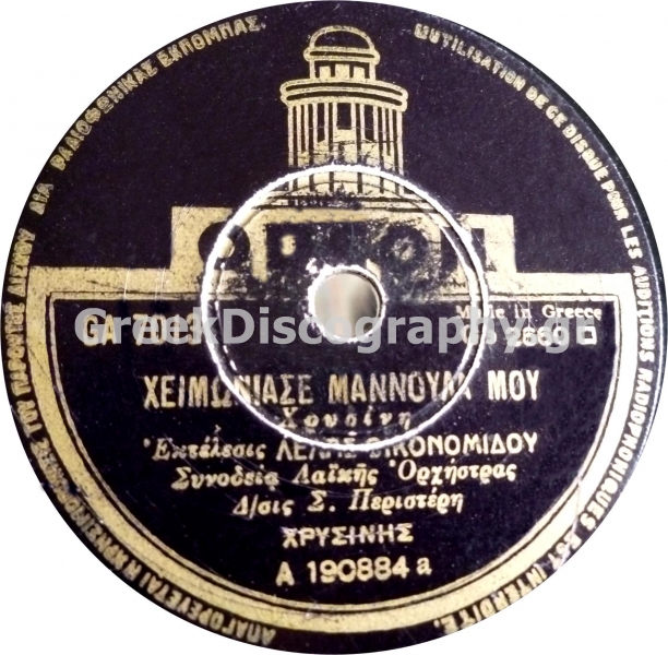 GA-7013 ΧΕΙΜΩΝΙΑΣΕ ΜΑΝΟΥΛΑ ΜΟΥ