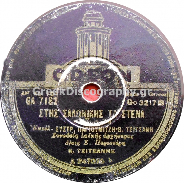 GA-7182 ΣΤΗΣ ΣΑΛΟΝΙΚΗΣ ΤΑ ΣΤΕΝΑ