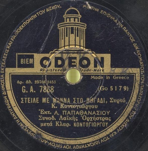GA-7868 ΣΤΕΙΛΕ ΜΕ ΜΑΝΑ ΣΤΟ ΠΗΓΑΔΙ