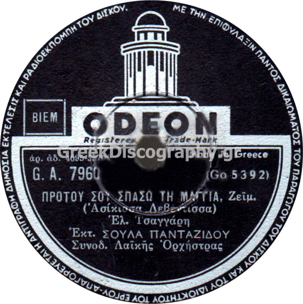 GA-7960 ΠΡΟΤΟΥ ΣΟΥ ΣΠΑΣΩ ΤΗ ΜΑΓΚΙΑ