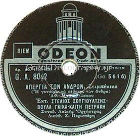 GA-8042 ΑΠΕΡΓΙΑ ΤΩΝ ΑΝΔΡΩΝ