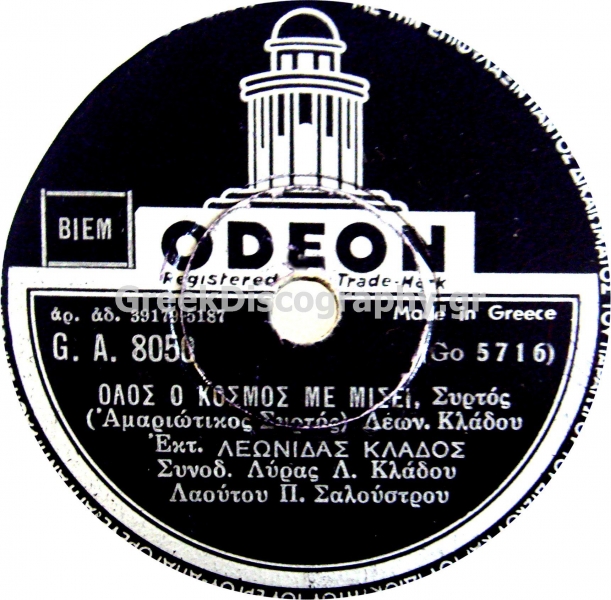 GA-8050 ΟΛΟΣ Ο ΚΟΣΜΟΣ ΜΕ ΜΙΣΕΙ