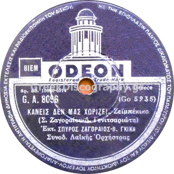 GA-8096 ΚΑΝΕΙΣ ΔΕΝ ΜΑΣ ΧΩΡΙΖΕΙ