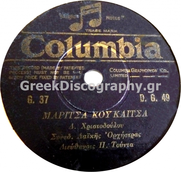 DG-0049 ΜΑΡΙΤΣΑ ΚΟΥΚΛΙΤΣΑ