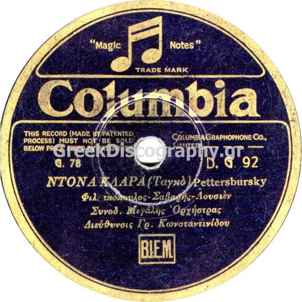 DG-0092 ΝΤΟΝΑ ΚΛΑΡΑ