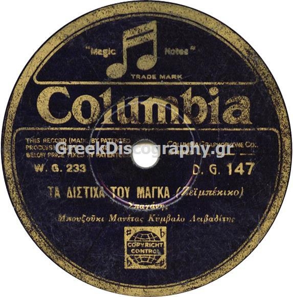 DG-0147 ΤΑ ΔΙΣΤΙΧΑ ΤΟΥ ΜΑΓΚΑ