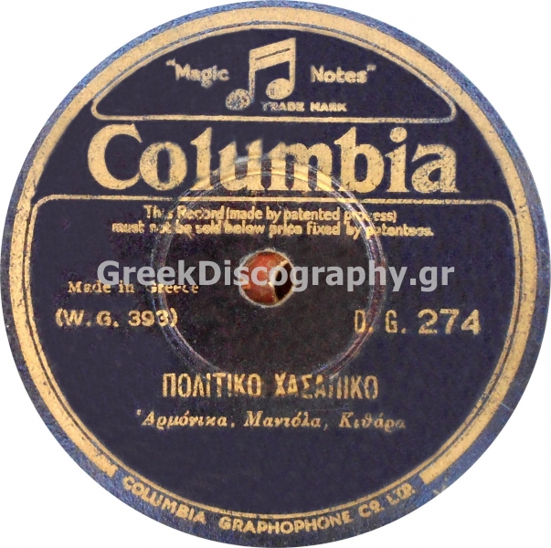 DG-0274 ΠΟΛΙΤΙΚΟ ΧΑΣΑΠΙΚΟ