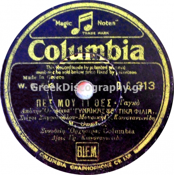 DG-0313 ΠΕΣ ΜΟΥ ΤΙ ΘΕΣ