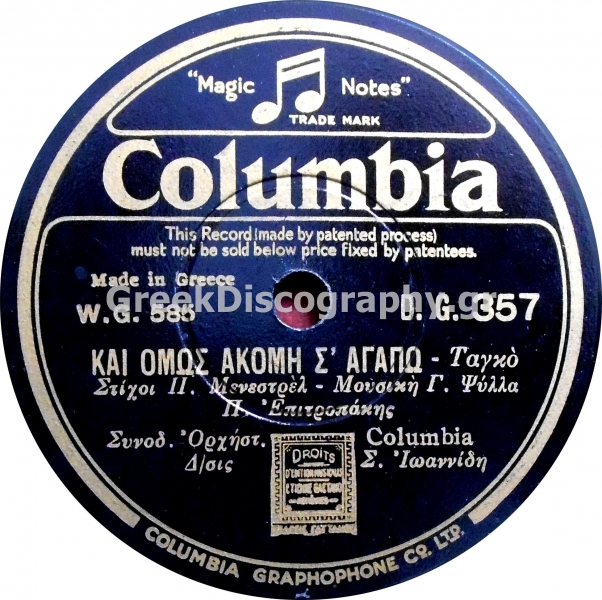 DG-0357 ΚΑΙ ΟΜΩΣ ΑΚΟΜΗ Σ ΑΓΑΠΩ
