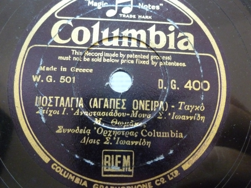 DG-0400 ΝΟΣΤΑΛΓΙΑ (ΑΓΑΠΕΣ ΟΝΕΙΡΑ)