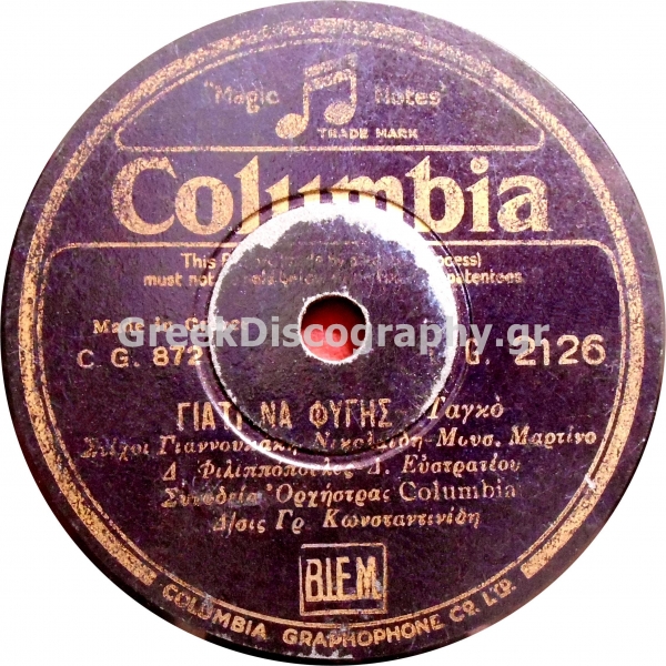 DG-2126 ΓΙΑΤΙ ΝΑ ΦΥΓΕΙΣ