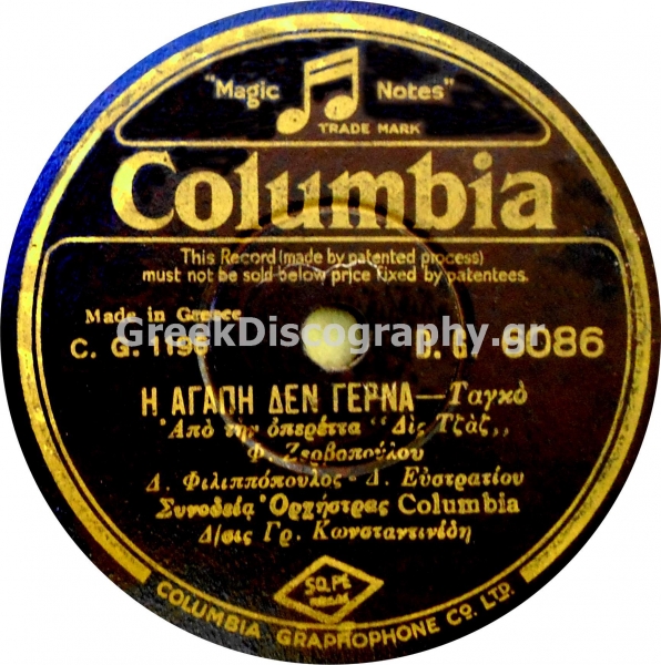 DG-6086 Η ΑΓΑΠΗ ΔΕΝ ΓΕΡΝΑ