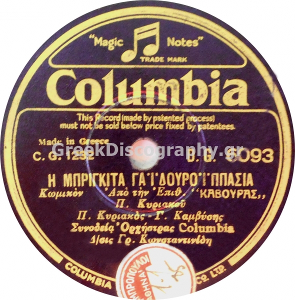 DG-6093 Η ΜΠΙΡΓΚΙΤΑ ΓΑΪΔΟΥΡΟΪΠΠΑΣΙΑ