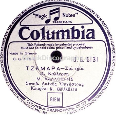 DG-6131 ΤΖΑΜΑΡΑ