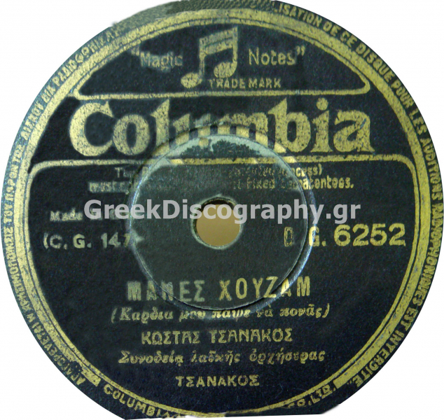 DG-6252 ΜΑΝΕΣ ΧΟΥΖΑΜ