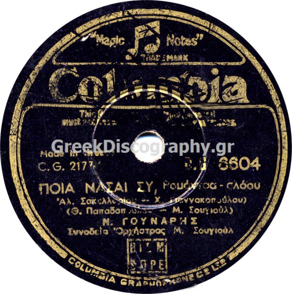 DG-6604 ΠΟΙΑ ΝΑΣΑΙ ΣΥ