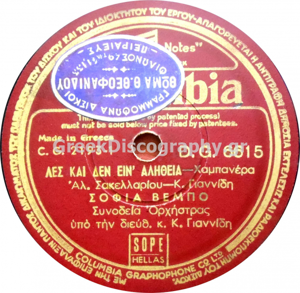 DG-6615 ΛΕΣ ΚΑΙ ΔΕΝ ΕΙΝΑΙ ΑΛΗΘΕΙΑ