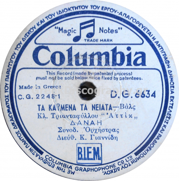 DG-6634 ΤΑ ΚΑΗΜΕΝΑ ΤΑ ΝΙΑΤΑ