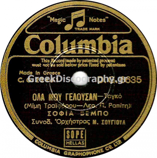 DG-6635 ΟΛΑ ΜΟΥ ΓΕΛΟΥΣΑΝ