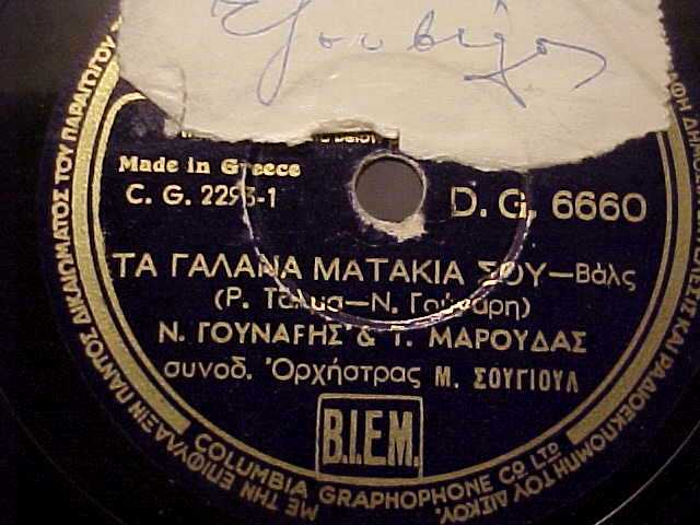 DG-6660 ΤΑ ΓΑΛΑΝΑ ΜΑΤΑΚΙΑ ΣΟΥ