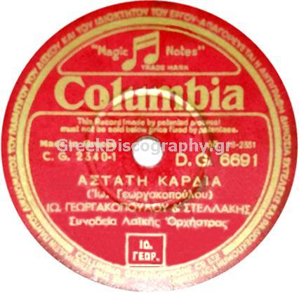 DG-6691 ΑΣΤΑΤΗ ΚΑΡΔΙΑ