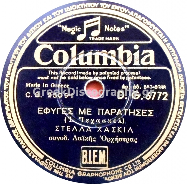 DG-6772 ΕΦΥΓΕΣ ΜΕ ΠΑΡΑΤΗΣΕΣ