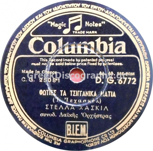 DG-6772 ΦΩΤΙΕΣ ΤΑ ΤΣΙΓΓΑΝΙΚΑ ΜΑΤΙΑ
