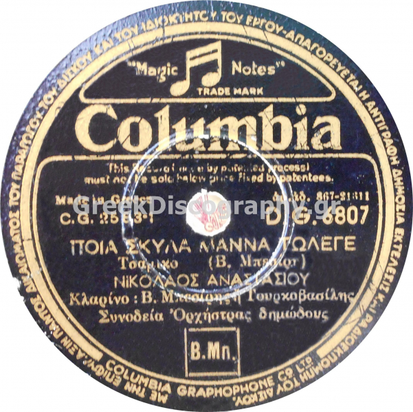DG-6807 ΠΟΙΑ ΣΚΥΛΑ ΜΑΝΑ ΤΩΛΕΓΕ