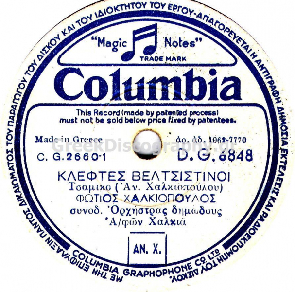 DG-6848 ΚΛΕΦΤΕΣ ΒΕΛΤΣΙΣΤΙΝΟΙ