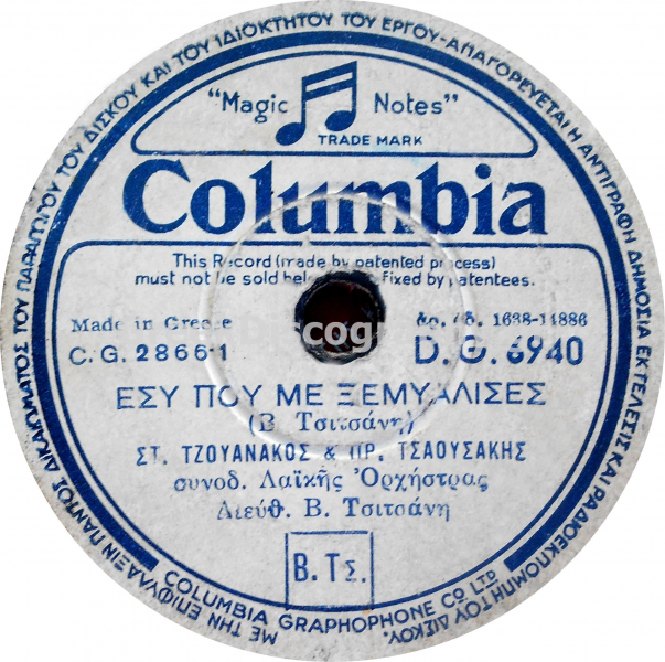 DG-6940 ΕΣΥ ΠΟΥ ΜΕ ΞΕΜΥΑΛΙΣΕΣ