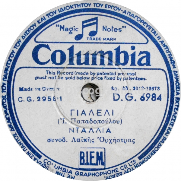 DG-6984 ΓΙΑΛΕΛΙ