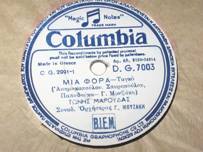 DG-7003 ΜΙΑ ΦΟΡΑ