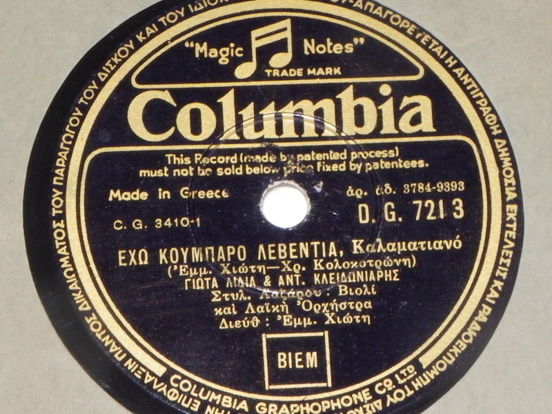 DG-7213 ΕΧΩ ΚΟΥΜΠΑΡΟ ΛΕΒΕΝΤΙΑ