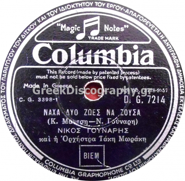 DG-7214 ΝΑΧΑ ΔΥΟ ΖΩΕΣ ΝΑ ΖOYΣA