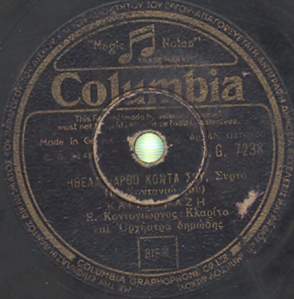 DG-7238 ΗΘΕΛΑ ΝΑΡΘΩ ΚΟΝΤΑ ΣΟΥ