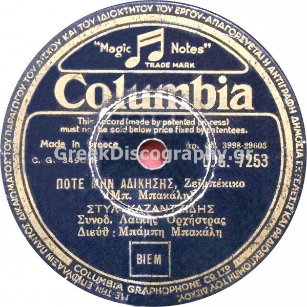 DG-7253 ΠΟΤΕ ΜΗΝ ΑΔΙΚΗΣΕΙΣ