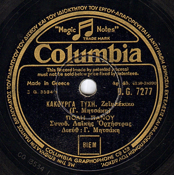 DG-7277 ΚΑΚΟΥΡΓΑ ΤΥΧΗ