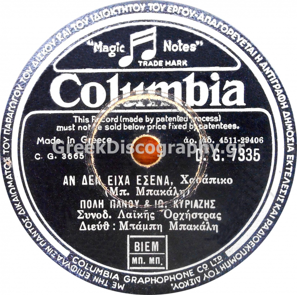 DG-7335 ΑΝ ΔΕΝ ΕΙΧΑ ΕΣΕΝΑ
