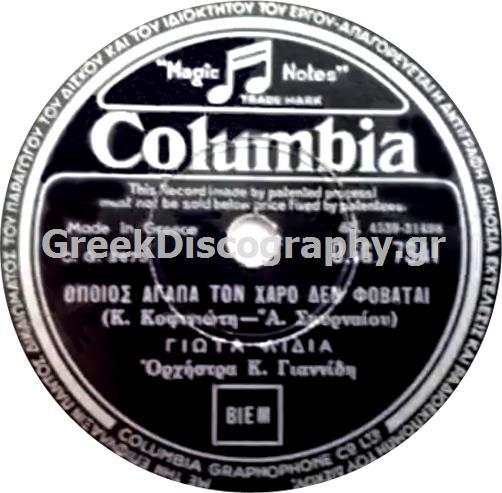 DG-7341 ΟΠΟΙΟΣ ΑΓΑΠΑ ΤΟΝ ΧΑΡΟ ΔΕΝ ΦΟΒΑΤΑΙ